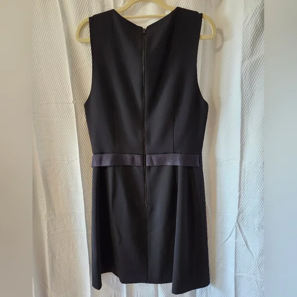 Alice & Olivia Black Sleevless Dress With Assymetrical Detail BNWT Size 10 - Picture 5 of 10